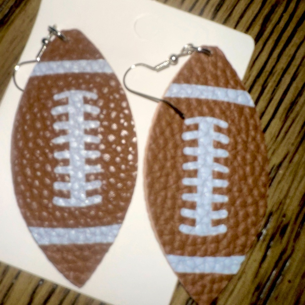 Football earrings
